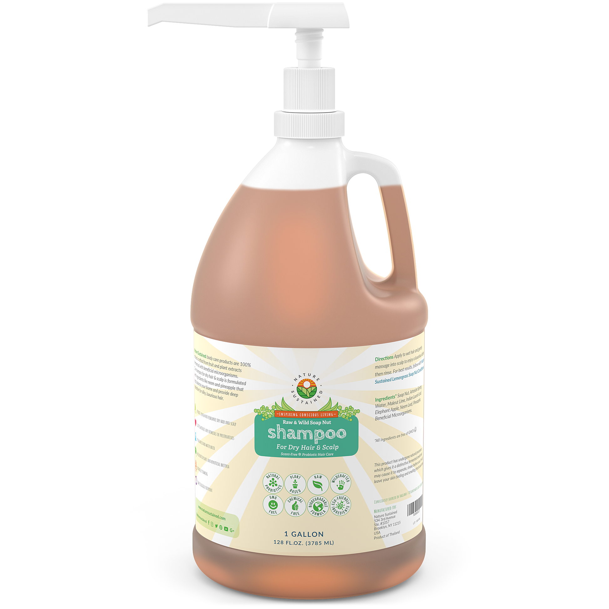 Natural Soapnut Shampoo - Organic, Raw, Wildcrafted, Probiotic Natural Soapnut Shampoo - Organic, Raw, Wildcrafted, Probiotic